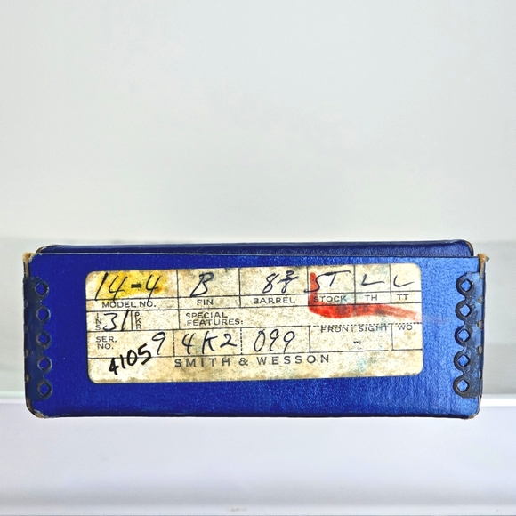 Original Smith & Wesson Box Model 14 , Safety Materials & New Tool Kit - Picture 2 of 9